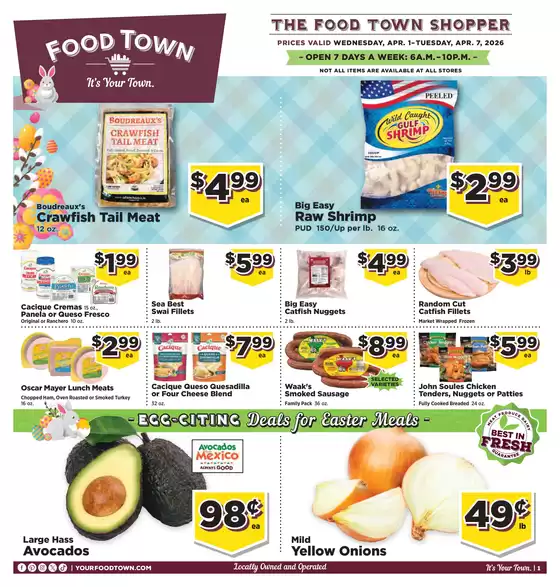 Food Town catalogue in Humble TX | FoodTownInStoreAd | 2026-04-01T00:00:00.000Z - 2026-04-07T00:00:00.000Z