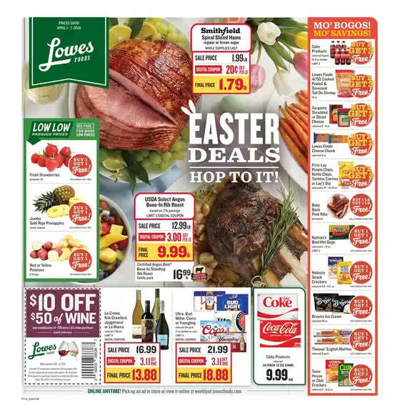 Lowes Foods catalogue in Rock Hill SC | Weekly Ad | 2026-04-01T00:00:00.000Z - 2026-04-07T00:00:00.000Z