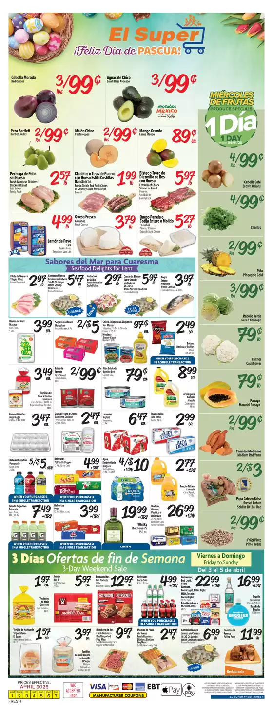 El Super catalogue in Long Beach CA | Top offers for smart savers | 2026-04-01T00:00:00.000Z - 2026-04-07T00:00:00.000Z