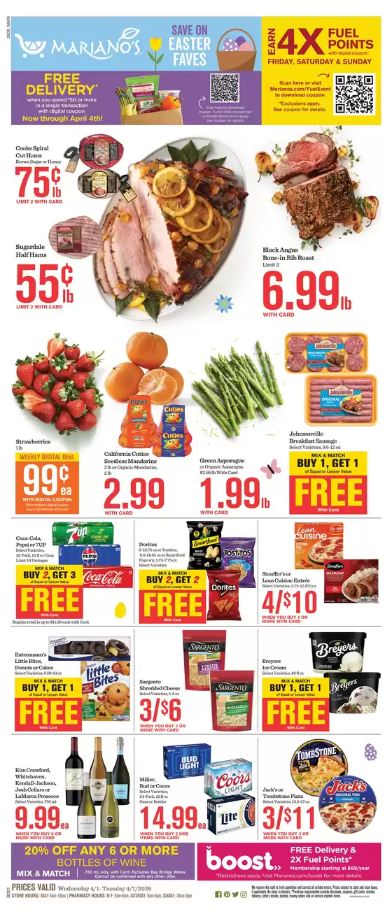 Mariano's catalogue in Skokie IL | Weekly Ad | 2026-04-01T00:00:00.000Z - 2026-04-07T00:00:00.000Z