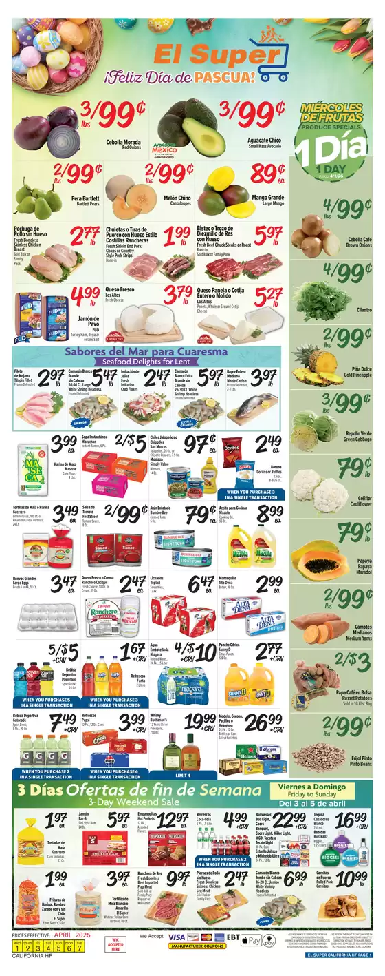 El Super catalogue in Long Beach CA | Exclusive deals for our customers | 2026-04-01T00:00:00.000Z - 2026-04-07T00:00:00.000Z