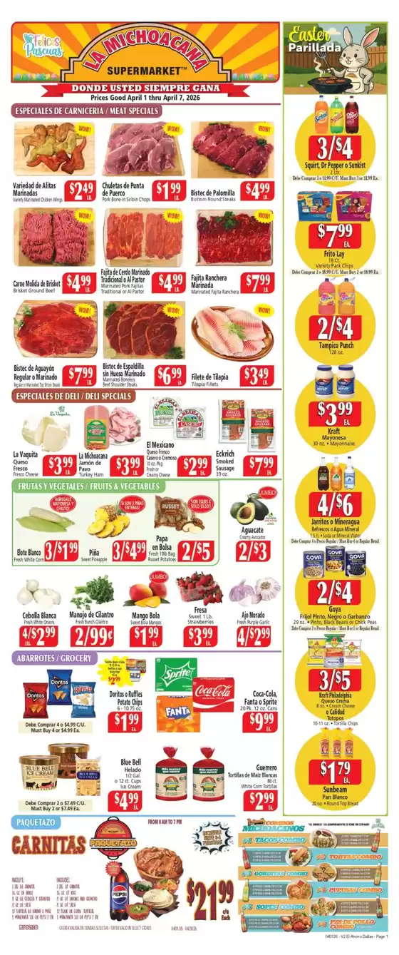 El Ahorro catalogue in Dallas TX | Top deals and discounts | 2026-04-01T00:00:00.000Z - 2026-04-07T00:00:00.000Z