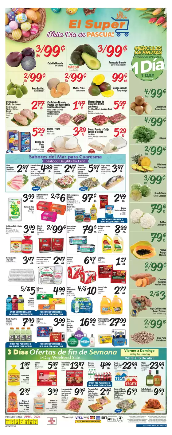 El Super catalogue in Phoenix AZ | Top deals and discounts | 2026-04-01T00:00:00.000Z - 2026-04-07T00:00:00.000Z