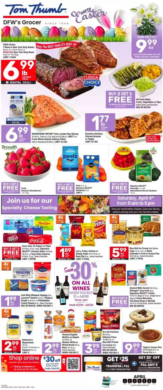 Tom Thumb catalogue in Defuniak Springs FL | Catalog Tom Thumb | 2026-04-01T00:00:00.000Z - 2026-04-07T00:00:00.000Z