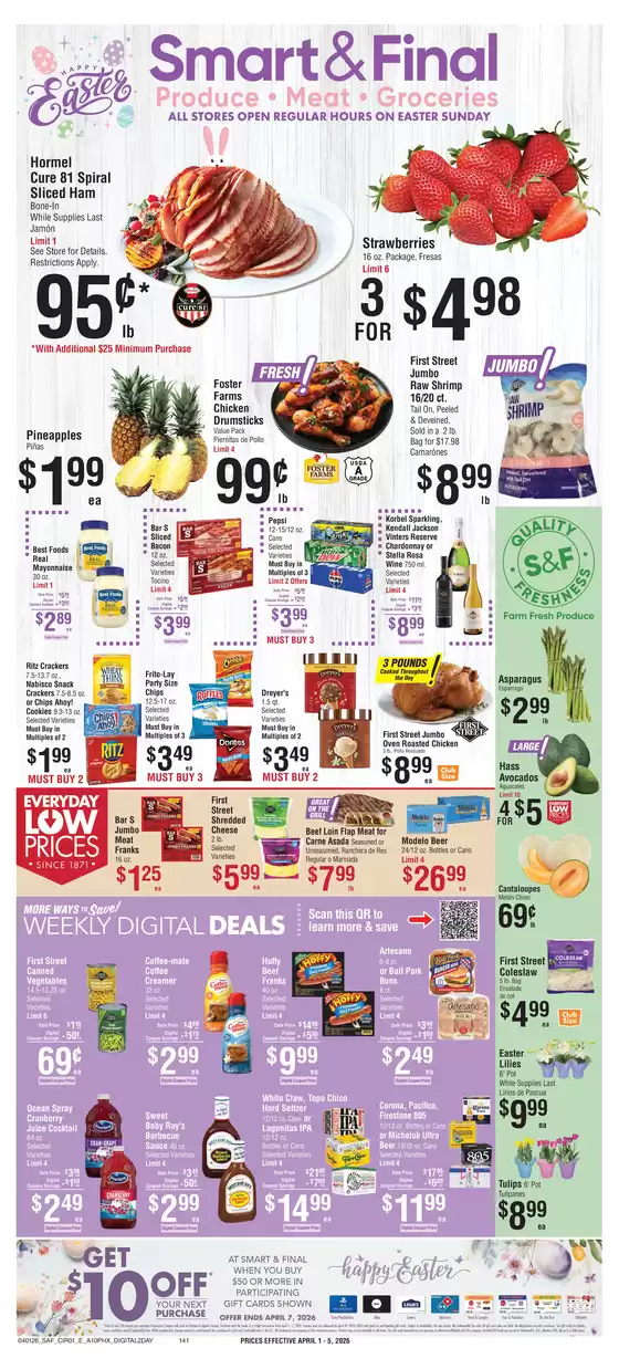 Smart & Final catalogue in Phoenix AZ | Attractive special offers for everyone | 2026-04-01T00:00:00.000Z - 2026-04-02T00:00:00.000Z