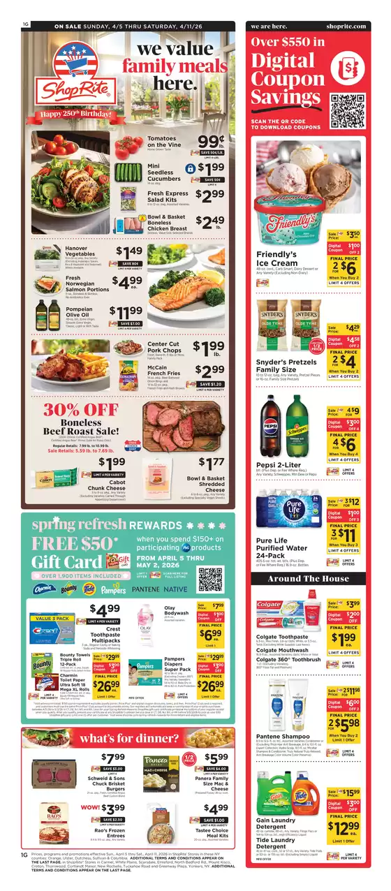 ShopRite catalogue in Flushing NY | Current special promotions | 2026-04-02T00:00:00.000Z - 2026-04-11T00:00:00.000Z