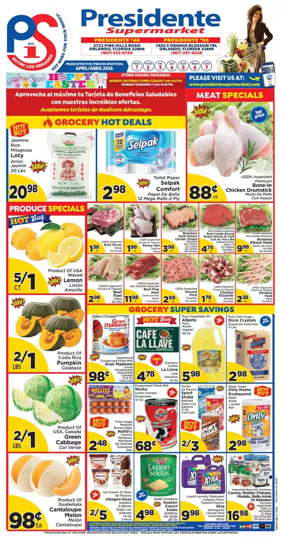 Presidente catalogue | Great offer for all customers | 2026-04-01T00:00:00.000Z - 2026-04-30T00:00:00.000Z