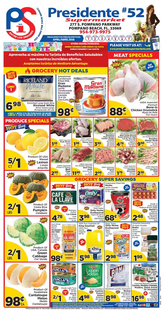 Presidente catalogue | Top offers for all bargain hunters | 2026-04-01T00:00:00.000Z - 2026-04-30T00:00:00.000Z