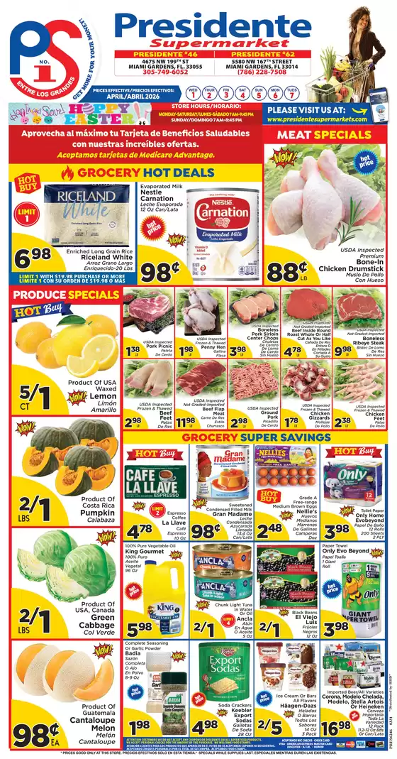 Presidente catalogue | Special offers for you | 2026-04-01T00:00:00.000Z - 2026-04-30T00:00:00.000Z