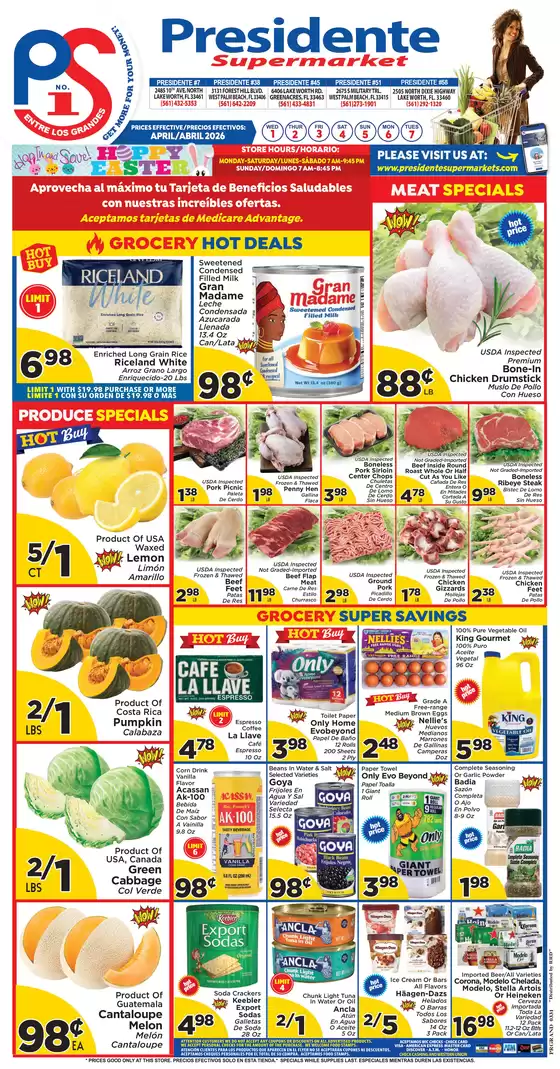 Presidente catalogue | Offers for bargain hunters | 2026-04-01T00:00:00.000Z - 2026-04-07T00:00:00.000Z