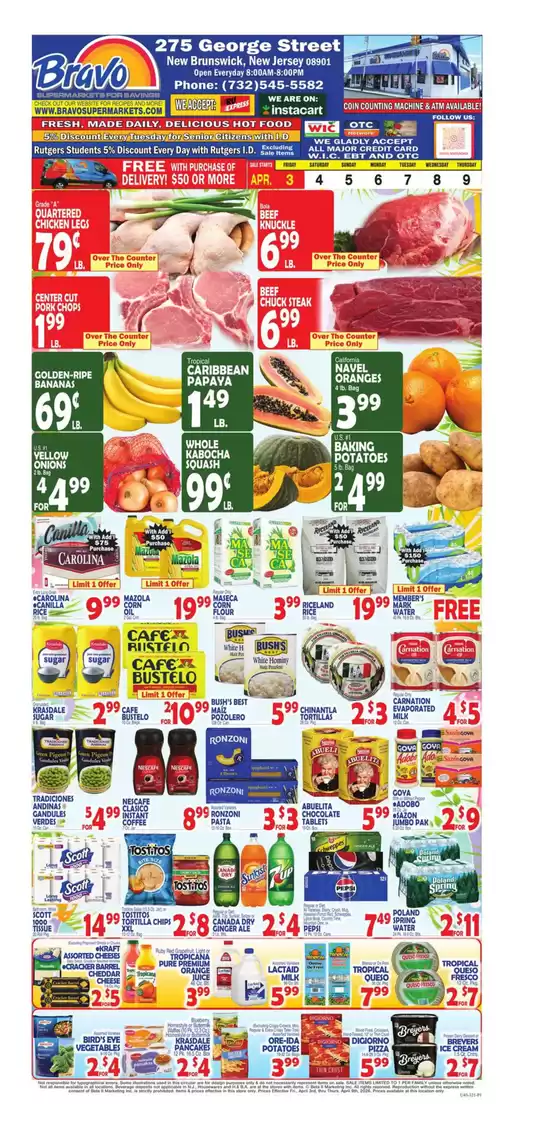 Bravo Supermarkets catalogue in Morristown NJ | Great offer for all customers | 2026-04-03T00:00:00.000Z - 2026-04-09T00:00:00.000Z
