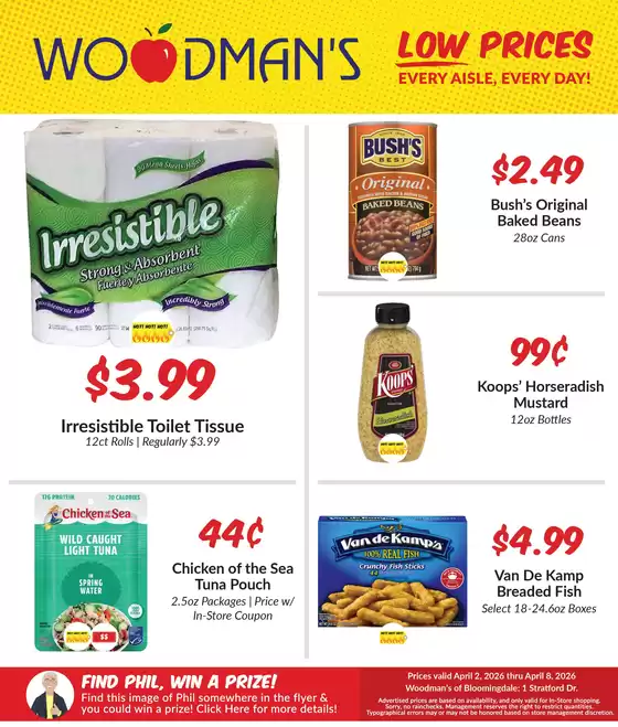 Woodman's catalogue in Dundee IL | Discounts and promotions | 2026-04-02T00:00:00.000Z - 2026-04-08T00:00:00.000Z