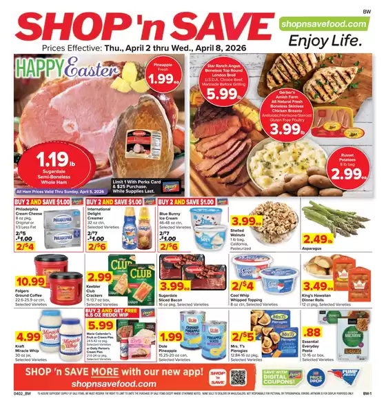 Shop 'n Save catalogue | Top deals for all customers | 2026-04-02T00:00:00.000Z - 2026-04-08T00:00:00.000Z