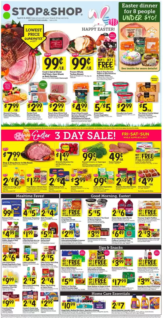 Stop&Shop catalogue in Morristown NJ | Our best offers for you | 2026-04-03T00:00:00.000Z - 2026-04-09T00:00:00.000Z