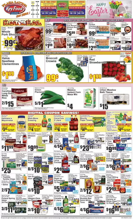 Key Food catalogue in Flushing NY | Great offer for bargain hunters | 2026-04-06T00:00:00.000Z - 2026-04-12T00:00:00.000Z