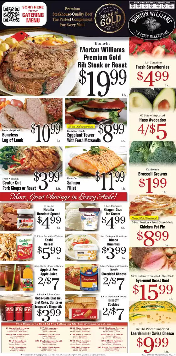 Morton Williams catalogue in Staten Island NY | Morton Williams weekly ad | 2026-04-03T00:00:00.000Z - 2026-04-09T00:00:00.000Z