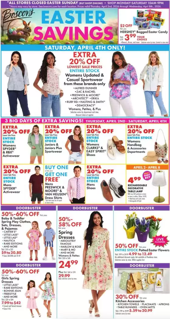 Boscov's catalogue | Great discounts on selected products | 2026-04-02T00:00:00.000Z - 2026-04-08T00:00:00.000Z