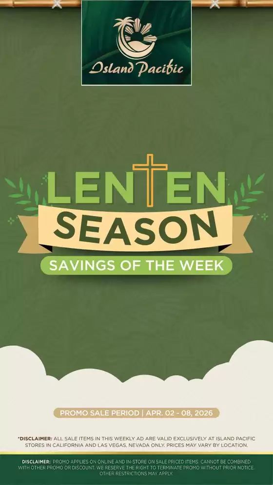 Island Pacific Market catalogue in San Carlos CA | IP Freshop Weekly Ad APR2 8 2026 | 2026-04-02T00:00:00.000Z - 2026-04-08T00:00:00.000Z