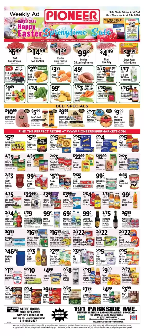 Pioneer Supermarkets catalogue | Save now with our deals | 2026-04-03T00:00:00.000Z - 2026-04-09T00:00:00.000Z