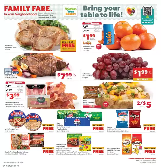 Family Fare catalogue | Exclusive deals and bargains | 2026-04-03T00:00:00.000Z - 2026-04-04T00:00:00.000Z