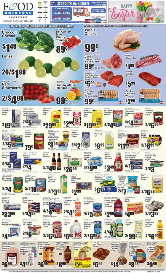Food Universe catalogue | Food Universe weekly ad | 2026-04-02T00:00:00.000Z - 2026-04-09T00:00:00.000Z