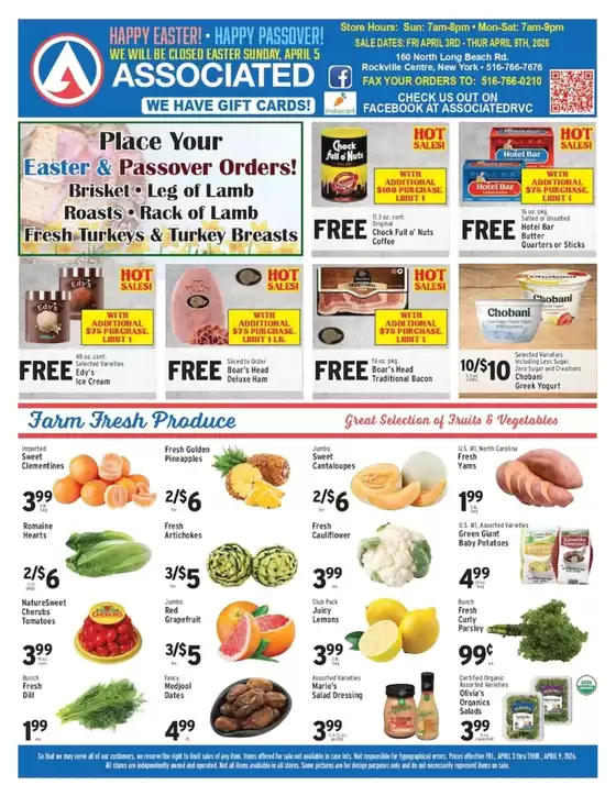 Associated catalogue | Current special promotions | 2026-04-03T00:00:00.000Z - 2026-04-09T00:00:00.000Z