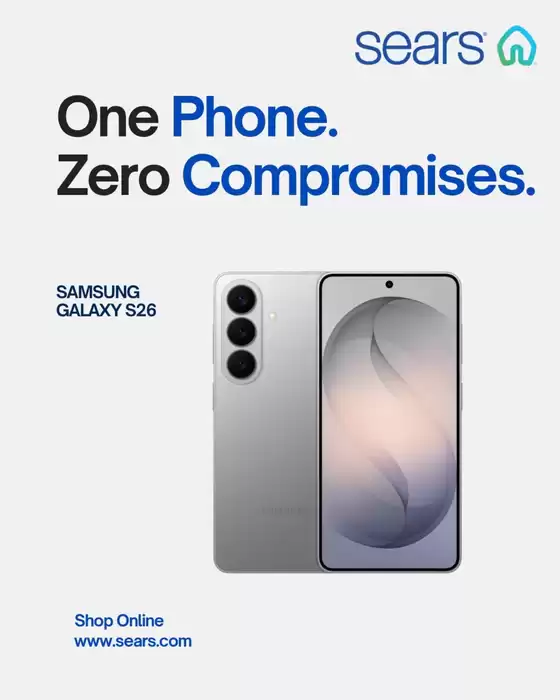 Sears catalogue | Exclusive deals and bargains | 2026-04-04T00:00:00.000Z - 2026-04-18T00:00:00.000Z