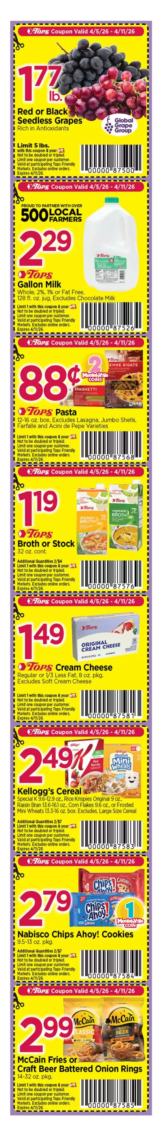Tops catalogue in Amherst NY | Super Coupons! | 2026-04-05T00:00:00.000Z - 2026-04-11T00:00:00.000Z