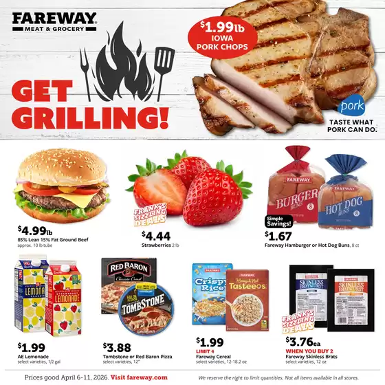 Fareway catalogue in La Vista NE | Fareway weekly ad | 2026-04-06T00:00:00.000Z - 2026-04-11T00:00:00.000Z