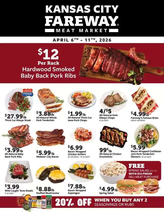 Fareway catalogue in Grandview MO | Great offer for bargain hunters | 2026-04-06T00:00:00.000Z - 2026-04-11T00:00:00.000Z