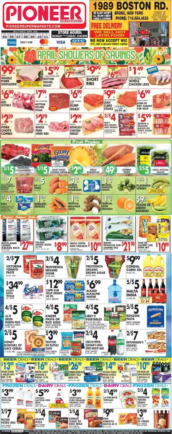 Pioneer Supermarkets catalogue | Discover attractive offers | 2026-04-05T00:00:00.000Z - 2026-04-11T00:00:00.000Z