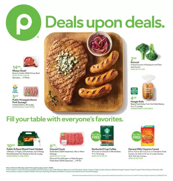 Publix catalogue in Pinellas Park FL | Great discounts on selected products | 2026-04-06T00:00:00.000Z - 2026-04-07T00:00:00.000Z