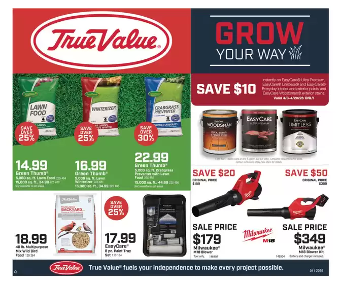 True Value catalogue in Canton OH | Save now with our deals | 2026-04-03T00:00:00.000Z - 2026-04-20T00:00:00.000Z