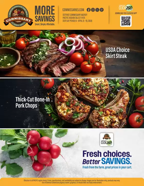 Commissary catalogue | Current deals and offers | 2026-04-06T00:00:00.000Z - 2026-04-19T00:00:00.000Z