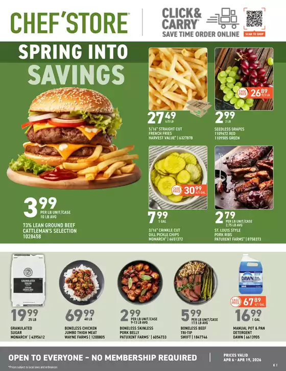 Chef'Store catalogue | Chef'Store weekly ad | 2026-04-06T00:00:00.000Z - 2026-04-19T00:00:00.000Z