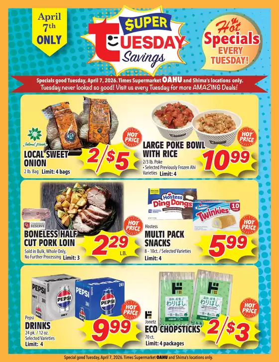 Times Supermarkets catalogue | Super Tuesday Savings | 2026-04-07T00:00:00.000Z - 2026-04-07T00:00:00.000Z