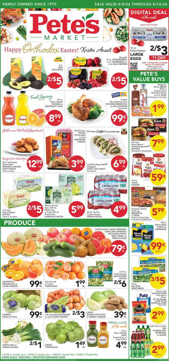 Pete's Fresh Market catalogue | Save now with our deals | 2026-04-08T00:00:00.000Z - 2026-04-14T00:00:00.000Z
