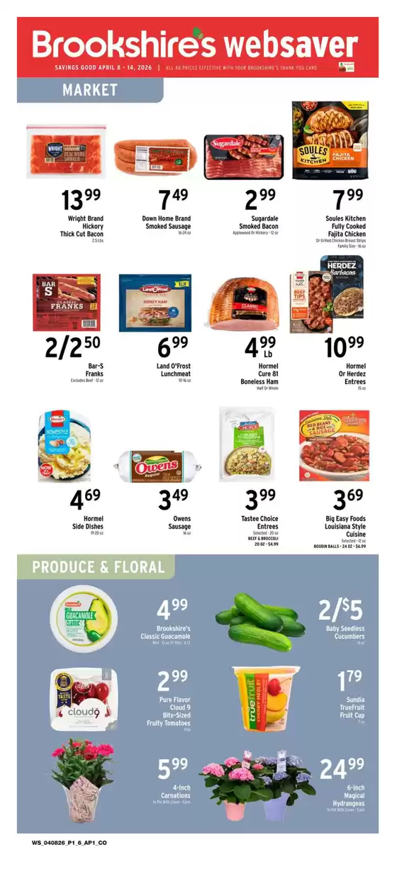 Brookshire's catalogue | Current special promotions | 2026-04-08T00:00:00.000Z - 2026-04-14T00:00:00.000Z