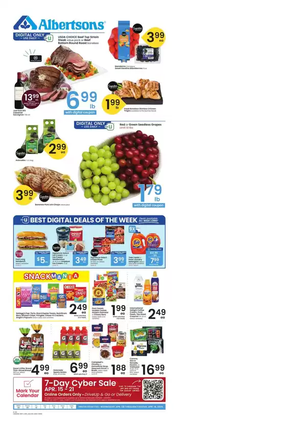 Albertsons catalogue | Exclusive deals for our customers | 2026-04-08T00:00:00.000Z - 2026-04-14T00:00:00.000Z