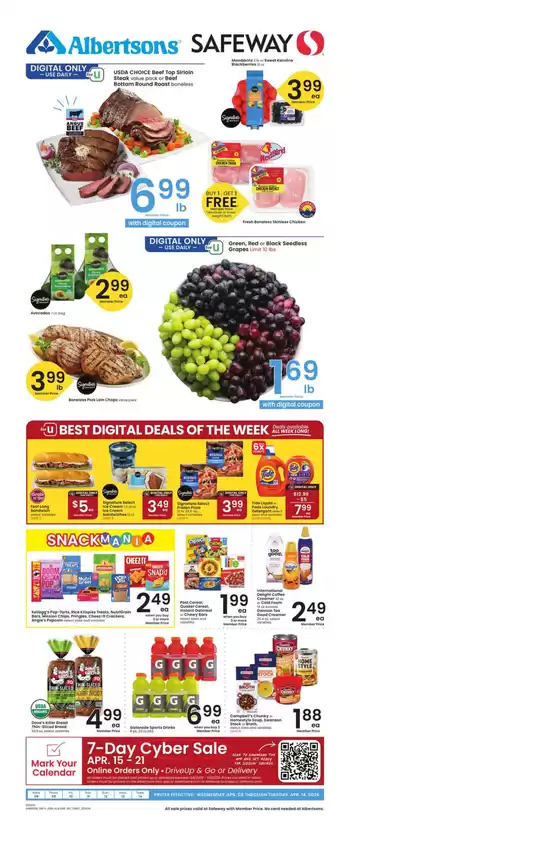 Albertsons catalogue | Discover attractive offers | 2026-04-08T00:00:00.000Z - 2026-04-14T00:00:00.000Z
