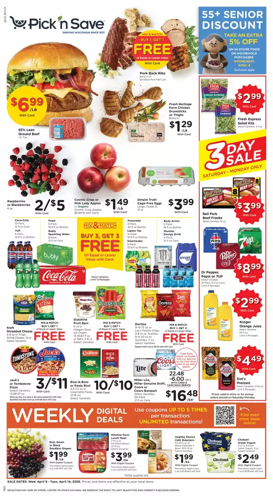 Pick'n Save catalogue | Our best deals for you | 2026-04-08T00:00:00.000Z - 2026-04-14T00:00:00.000Z
