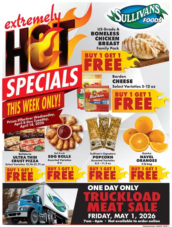 Sullivan's Foods  catalogue | Great offer for all customers | 2026-04-08T00:00:00.000Z - 2026-04-14T00:00:00.000Z