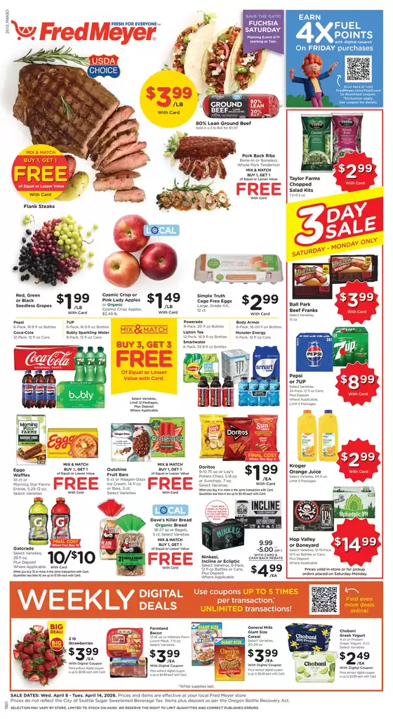 Fred Meyer catalogue | New offers to discover | 2026-04-08T00:00:00.000Z - 2026-04-14T00:00:00.000Z