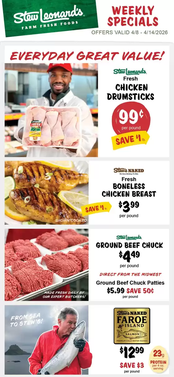 Stew Leonard's catalogue in Little Ferry NJ | Stew Leonards weekly ad | 2026-04-08T00:00:00.000Z - 2026-04-14T00:00:00.000Z