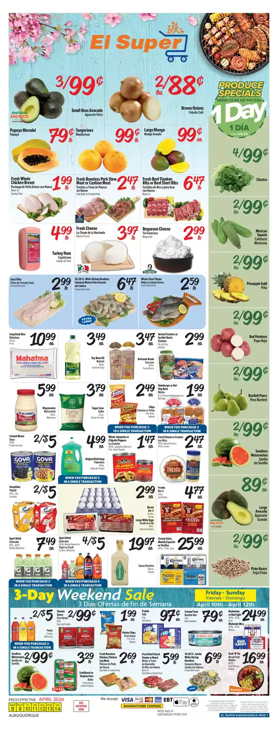 El Super catalogue | Weekly Ad Savings (04/08/26 - 04/14/26) | 2026-04-08T00:00:00.000Z - 2026-04-14T00:00:00.000Z