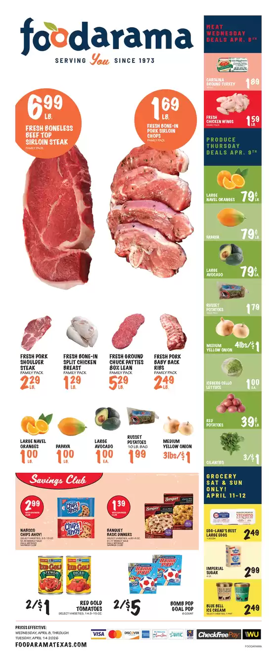 Foodarama catalogue | Foodarama weekly ad | 2026-04-08T00:00:00.000Z - 2026-04-14T00:00:00.000Z