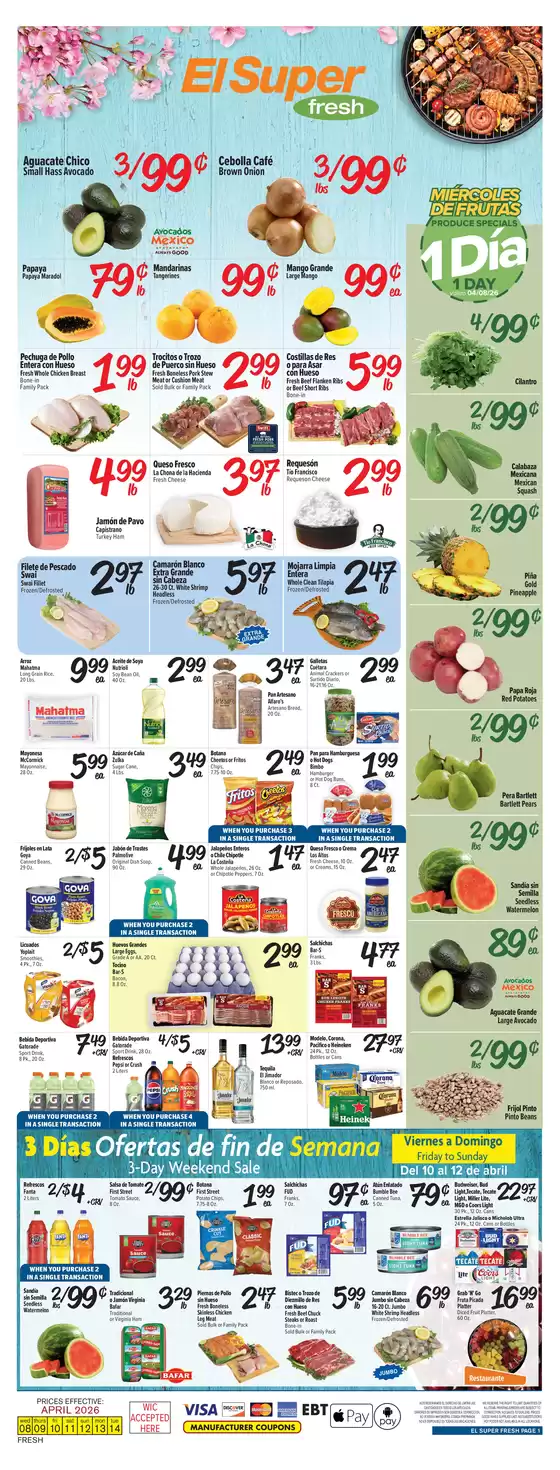 El Super catalogue in Los Angeles CA | Great offer for bargain hunters | 2026-04-08T00:00:00.000Z - 2026-04-14T00:00:00.000Z