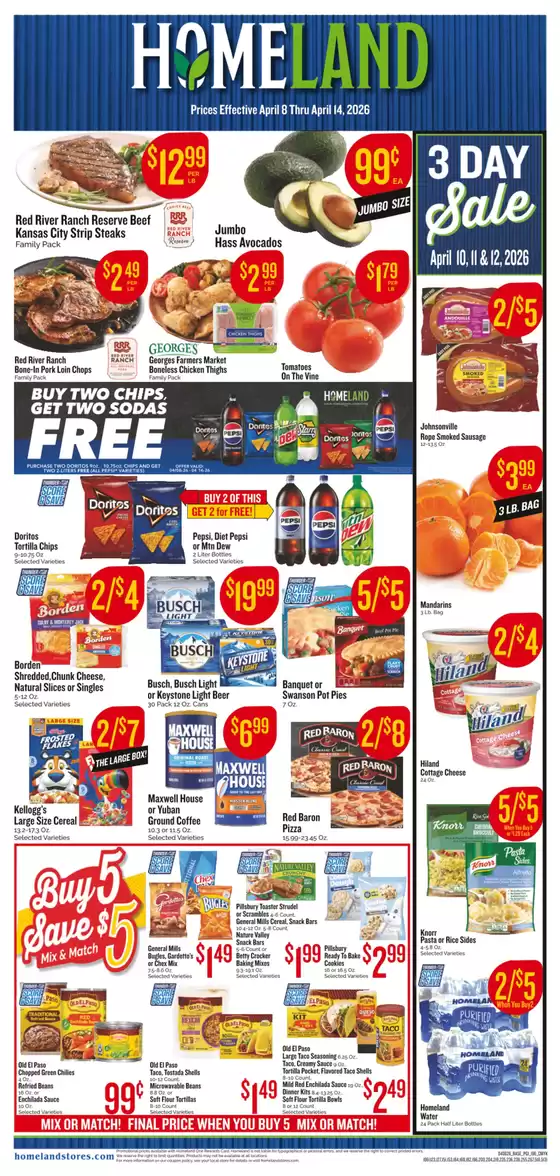Homeland Market catalogue | Discover attractive offers | 2026-04-08T00:00:00.000Z - 2026-04-14T00:00:00.000Z