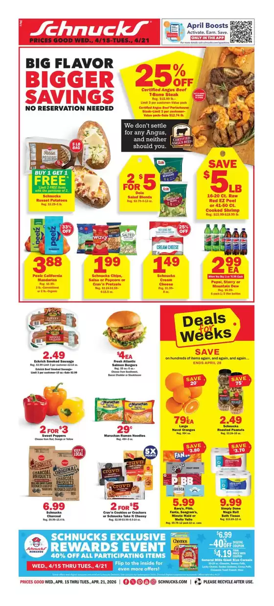 Schnucks catalogue | Our best offers for you | 2026-04-15T00:00:00.000Z - 2026-04-21T00:00:00.000Z