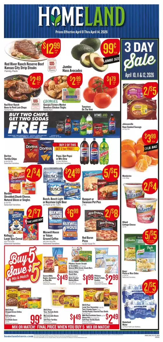 Homeland Market catalogue | Weekly Specials! | 2026-04-08T00:00:00.000Z - 2026-04-14T00:00:00.000Z